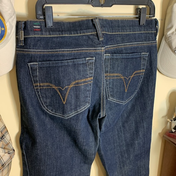 Diesel Liv Wide Legged Stacked Jeans 31W/32L - Picture 3 of 10